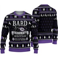Dnd Classes Bard Ugly 3d Sweater — Mens Hoodies