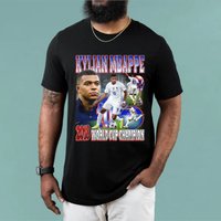 Kylian Mbappe Shirt, Vintage Kylian Mbappe France Soccer Shirt — T-shirts pour hommes