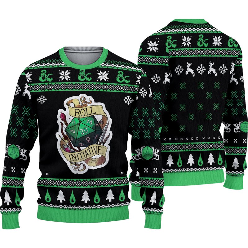 Dnd Classes Dungeons And Dragons Macth Ugly Sweater — Chandails pour hommes