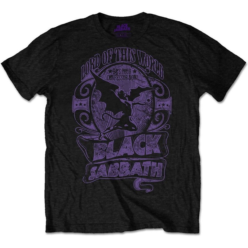 Black Sabbath Adult T-shirt - Lord Of This World - Official Licensed Design - Worldwide Shipping — T-shirts pour hommes