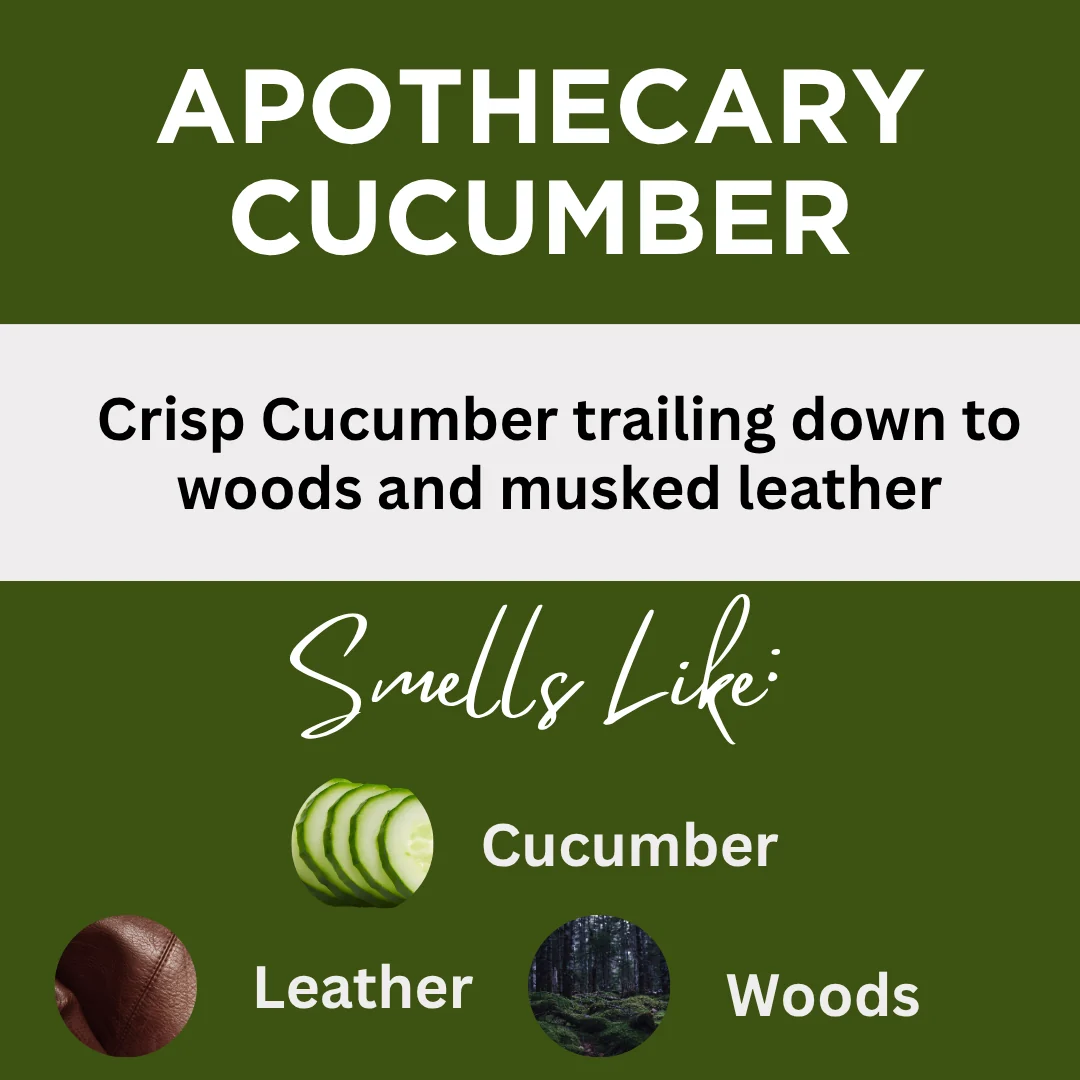Apothecary Cucumber Scented Hand-Dipped Charcoal Incense Sticks — Accessoires de mode