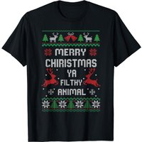 Merry Christmas Animal Filthy Ya T-shirt