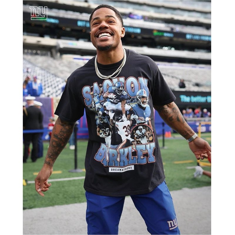 Sterling Shepard Saquon Barkley Shirt, Saquon Barkley Dreams Shirt — T-shirts pour hommes