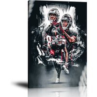 Kyle Pitts Poster, Atlanta Falcons, Sports Print, Sports Player Print Poster