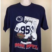 Vtg 1995 Penn State Nittany Lions Rose Bowl T-shirt