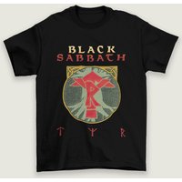 Black Sabbath Tyr Album Crewneck Short Sleeve Black T-shirt — T-shirts pour hommes