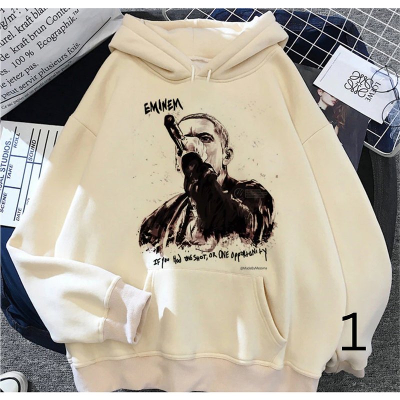 Eminem Rapper Hoodie Eminem Slim Shady Hoodies — Sweats à capuche pour hommes