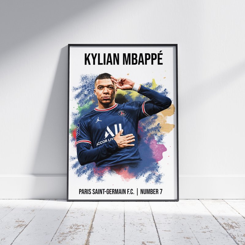 Kylian Mbappe Usa World Cup 2022 Qatar World Cup Poster — Affiches et impressions