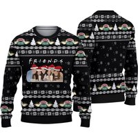 Friends Movie Tv Show Love Ugly Christmas Knitted Sweater