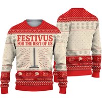 Festivus Seinfeld Movie Love Ugly Christmas Knitted Sweater