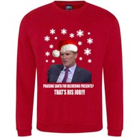 Praising Santa For Delivering Presents, That's His Job, Roy Keane Funny Christmas Sweater
