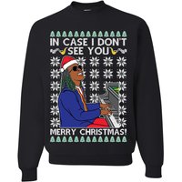 Stevie Wonder In Case I Don't See You Merry Xmas Ugly Christmas Sweater