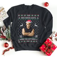 Ugly Christmas Sweater Vin Diesel Family Meme, Unisex Sweatshirt — Sweats à capuche pour hommes