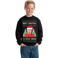 Kevin Filthy Animal Boys Girls Kids Youth Ugly Christmas Sweater