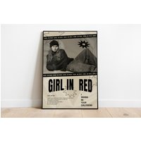 Girl In Red Poster - Stylish Home Decor — Affiches et impressions