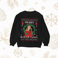 Mariah Carey Christmas Cotton Sweatshirt