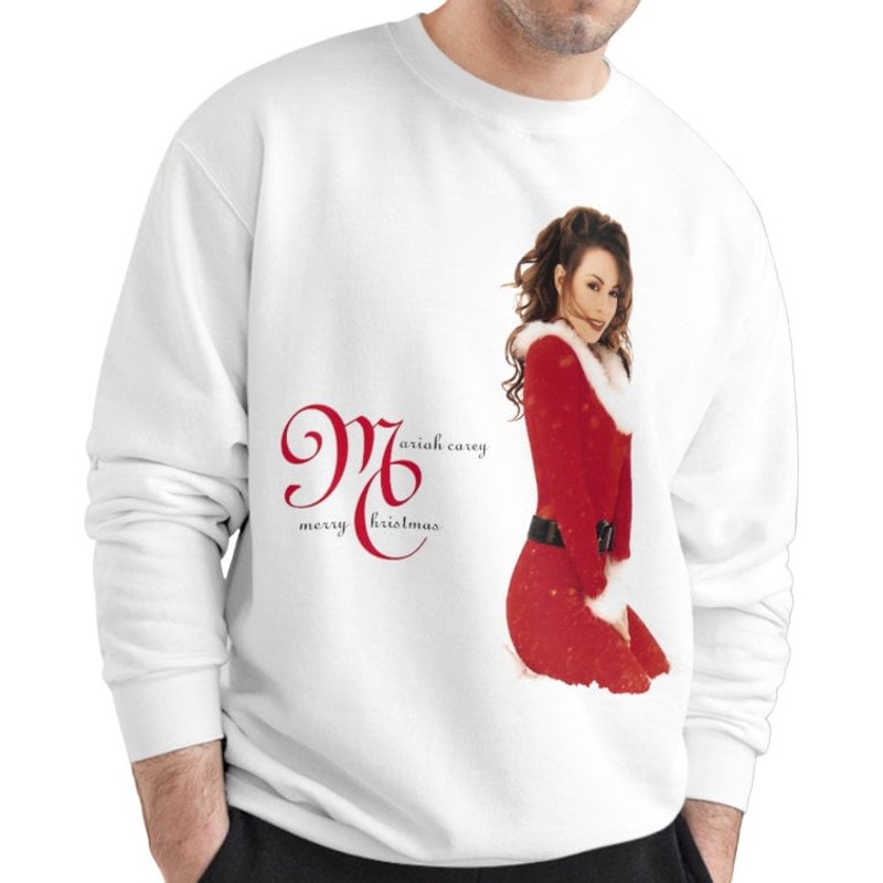 Mariah Carey Crewneck Sweatshirt | Mariah Carey Christmas — Sweats à capuche pour hommes