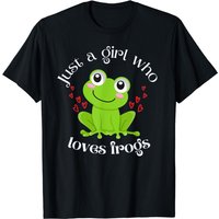 Frog Just A Girl Who Loves Frogs T-shirt — T-shirts pour hommes
