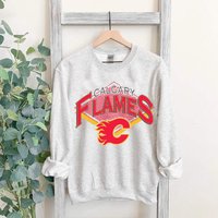 Calgary Flames Sweatshirt, Flames Sweatshirt, Hockey Sweatshirt