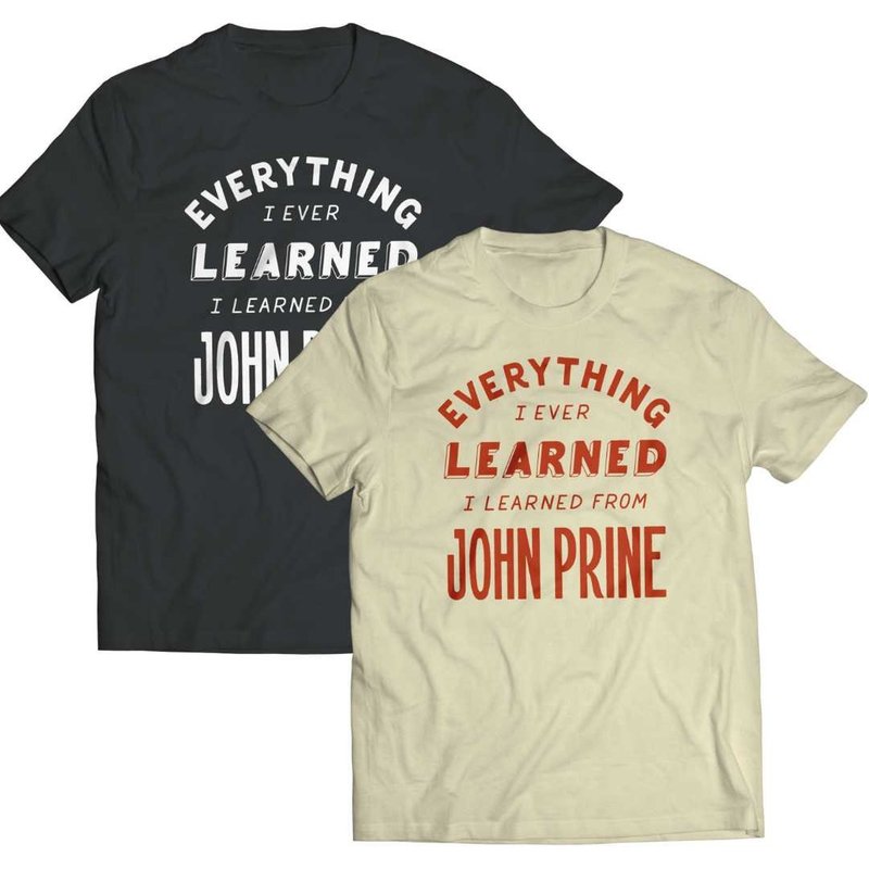 John Prine - Everything I Learned T-shirt — T-shirts pour hommes