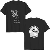 1995 John Prine "lost Dogs & Mixed Blessings" Vintage Tour Band Tee Shirt 90s