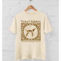 Tyler Childers Shirt, Can I Take My Hounds To Heaven Shirt, Heaven Dog Shirt — Mens T Shirts