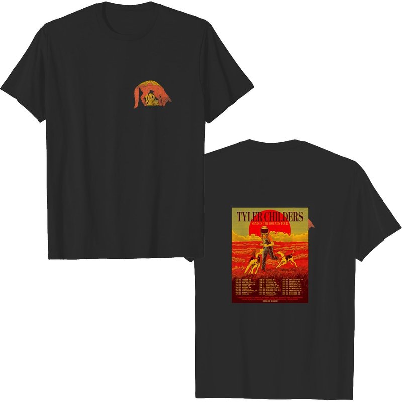 2 Sided Tyler Childers The Hounds Tour 2022 Shirt, Tyler Childers Shirt — Mens T Shirts