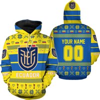 Ecuador National Team Personalized Qatar World Cup 2022 3d Hoodie