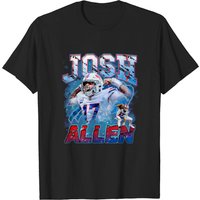 Josh Allen Bills T-shirt, Vintage 90s Josh Allen Buffalo Shirt