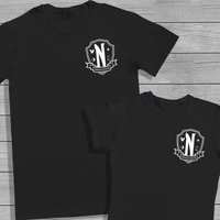 Nevermore Academy Badge Mens, Womens & Kids T-shirt, Wednesday T-shirt