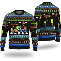 Supermario Ugly Christmas 3d Sweater