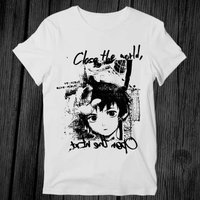 Serial Experiments Lain Close The World Open The Next Japanese Manga Anime T Shirt — Mens T Shirts
