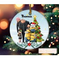 Customized Minion Ornaments, Minions The Rise Of Gru Ornament, Minion 2 Ornament
