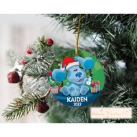 Personalized Blues Clues Ornament, Blues Clues Christm Ornament