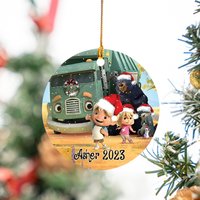 Customized Trash Truck Christmas Ornament, Giant Jack Ornament — Ornaments