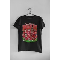 Cristiano Ronaldo Vintage Bootleg Shirt — Mens T Shirts