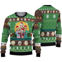 The Golden Girls Knitted Ugly Christmas Sweater — Chandails pour hommes