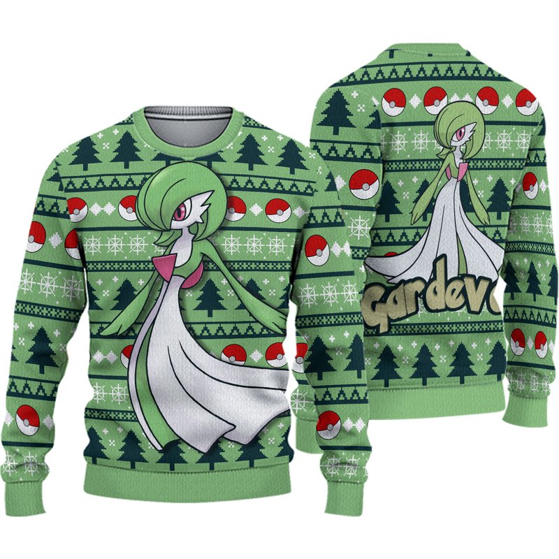 Gardevoir Anime Ugly Christmas Sweater — Chandails pour hommes