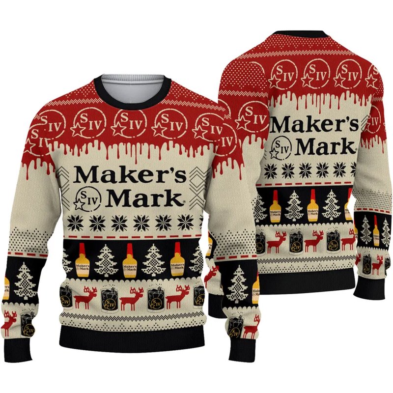 Makers Mark Christmas Ugly Sweater — Chandails pour hommes