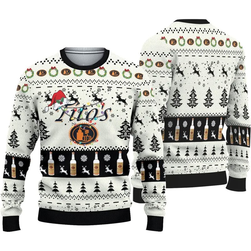 Tito's Handmade Vodka Christmas Ugly Sweater — Chandails pour hommes