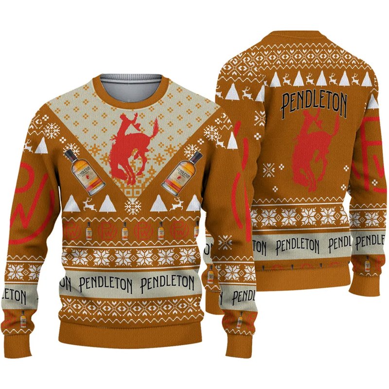 Pendleton Whisky Christmas Ugly Sweater — Chandails pour hommes