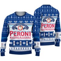 Peroni Nastro Azzurro Beer Christmas Ugly Sweater