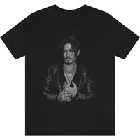 Johnny Depp T-shirt / Aesthetic Premium Unisex Crew Neck T-shirt / Aesthetic Clothing / Birthday Gift / Minimalist Streetwear Tee — T-shirts pour hommes