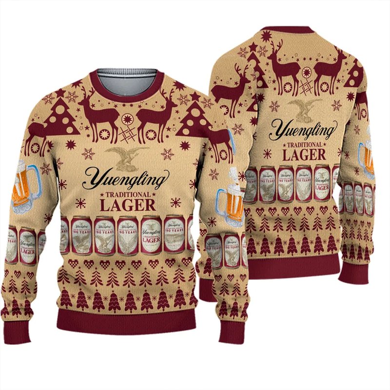 Yuengling Beerchristmas Ugly Sweater — Mens Sweaters