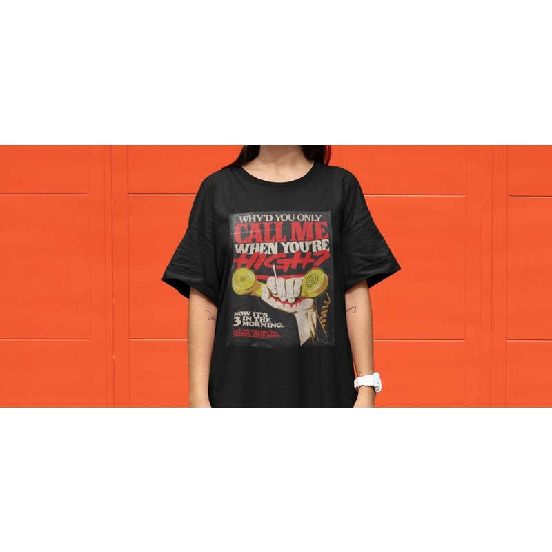 Why'd You Only Call Me When You're High T-shirt, Arctic Monkeys T-shirt — T-shirts pour hommes