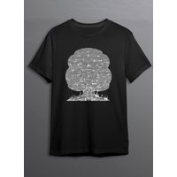 Family Tree Of British Rock T Shirt Vintage 90s Music Bands