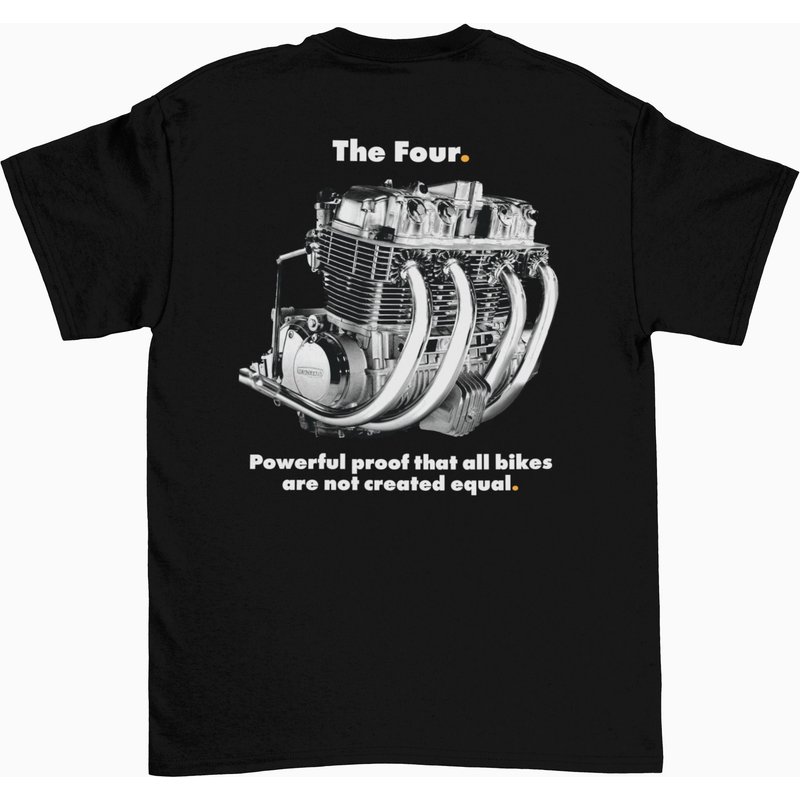 Cb750 "the Four" Slogan Short-sleeve Unisex T-shirt — T-shirts pour hommes