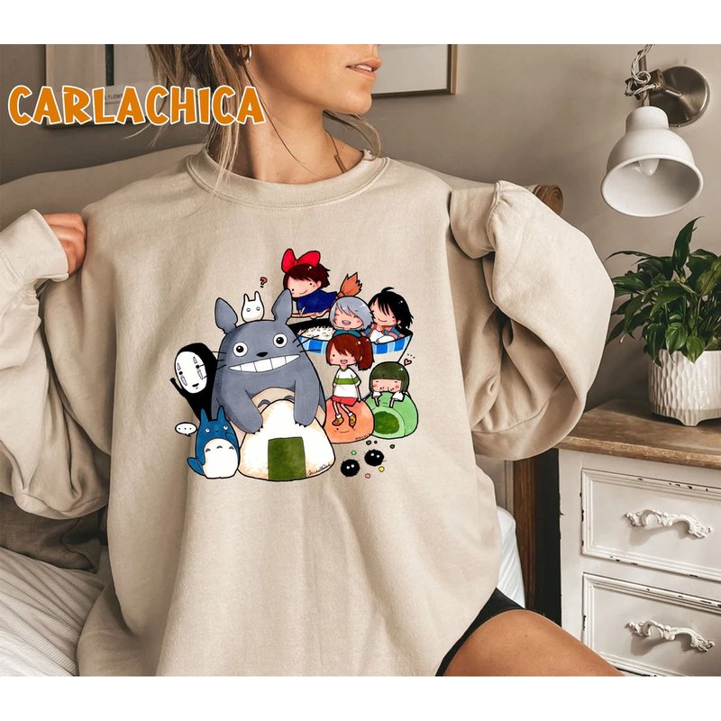 Studio Ghibli Sweatshirt, Totoro And Friends Sweatshirt — Mens Hoodies