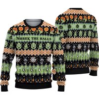 Shrek The Halls Ugly Christmas Sweater