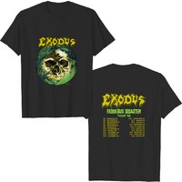 Rare Vintage 1989 Exodus Fabulous Disaster Tour Tee T - Shirt 80s — T-shirts pour hommes